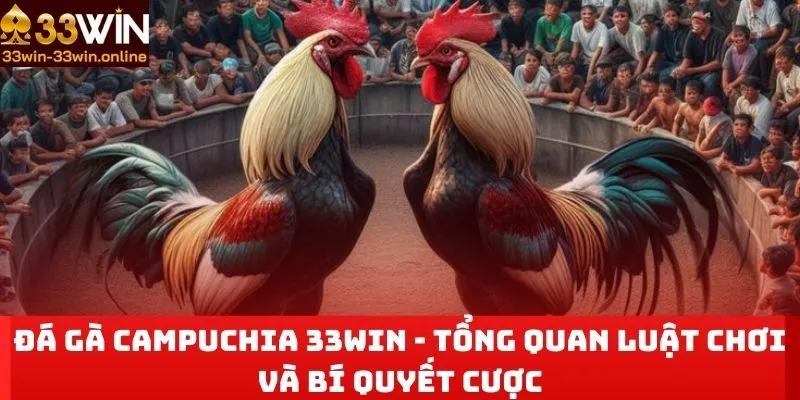 Đá Gà Campuchia 33WIN - Tổng Quan Luật Chơi Và Bí Quyết Cược